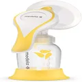 Medela New Harmony Manual Breast Pump, Single Hand Breastpump with Flex Breast Shields for More Comfort and Expressing More Milk