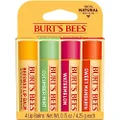 Burt's Bees Lip Balm Mothers Day Gifts for Mom - Original Beeswax, Cucumber Mint, Watermelon, Sweet Mandarin Pack, With Responsibly Sourced Beeswax, Tint-Free, Natural Lip Treatment, 4 Tubes, 0.15 oz.