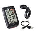 SIGMA ROX 2.0 GPS Bike Computer, Top Mount Set, Black, Navigation, Large Display, Easy 2 Button Operation, Quick Mounting, E-Bike Ready, Smart Phone Connectivity, Lightweight, IPX7 Water Resistant