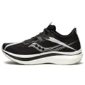 Saucony Women's Endorphin Pro 2 Running Shoe, Black/White, 6.5 US