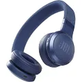 JBL Live 460NC Wireless On-Ear Bluetooth Headphones - Noise Cancelling and Voice Black Assistant - Up to 50 Hours of Music Blue