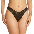 hanky panky, Signature Lace Low Rise Thong, Black, One Size (2-12)