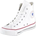 Converse Women's Chuck Taylor All Star Leather High Top Sneaker, White, 8.5