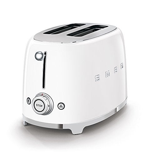 Smeg TSF01WHUK 2-Slice Toaster, White
