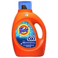 Tide Ultra Oxi Laundry Detergent Liquid Soap, High Efficiency (HE), 59 Loads, Blue, 92 fl oz (Pack of 1)