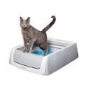 PetSafe ScoopFree Automatic Self Cleaning Cat Litter Box, Includes Disposable Trays with Crystal Litter, Gray, 2nd Generation