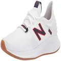 New Balance Men's Fresh Foam Roav V1 Classic Sneaker, Nb White/Pigment, 13