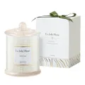 La Jolíe Muse Wild Rose & Fig Scented Candle, Natural Soy Candle for Home, 50-65 Hours Long Burning, White Glass Jar, Home Gift, 9.9Oz/280g