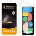 (3 Pack) Supershieldz for Google Pixel 4a (5G) 6.2-inch [Not Fit for Pixel 4a 5.8-inch] Tempered Glass Screen Protector, 0.33mm, Anti Scratch, Bubble Free