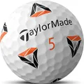 TaylorMade 2021 TP5x Pix 2.0 Golf Balls White, Large
