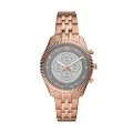Fossil Women's Scarlette Mini Hybrid Smartwatch HR with Always-On Readout Display, Heart Rate, Activity Tracking, Smartphone Notifications, Message Previews, Rose Gold, 38 millimeters,
