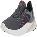 New Balance Women's Fresh Foam Roav V2 Sneaker, Black/Grey, 10.5