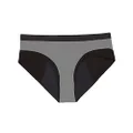 Thinx Modal Cotton Brief | Period Underwear for Women | Moderate Absorbency, Slate M