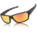 DUCO Sports Polarized Sunglasses Men TR90 Cycling Running Fishing Driving Baseball Sunglasses 6201