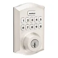 Kwikset Home Connect 620 Smart Lock Deadbolt with Z-Wave Technology, Works with Ring Alarm, Samsung Smartthings and More, Z-Wave Hub Required, Traditional Design in Satin Nickel