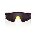 100% SPEEDCRAFT SL Sport Performance Cycling Sunglasses (Matte Metallic Digital Brights - Smoke Lens)