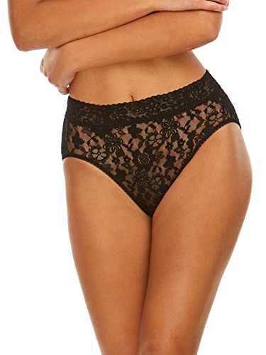 Hanky Panky Women's Daily Lace French Brief, Black, X-Small