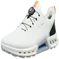 ECCO Men's Biom C4 Boa Gore-tex Waterproof Golf Shoe, White, 12-12.5