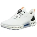 ECCO Men's Biom C4 Boa Gore-tex Waterproof Golf Shoe, White, 12-12.5
