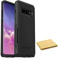 OTTERBOX Commuter Series Case for Galaxy S10+ Plus - Includes Cleaning Cloth - Eco-Friendly Packaging - Black