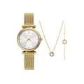 Fossil Watch Carlie ES5251SET Women's Gold Genuine Imported Product, gold, Bracelet Type