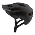 Troy Lee Designs Flowline Adult Mountain Bike Helmet MIPS EPP Lightweight Vented Adjustable Detachable Visor All Mountain Enduro, Gravel, Trail, BMX, Off-Road MTB (Black, MD/LG)