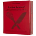 Moleskine Passion Journal, Recipe, Hard Cover, Large (5" x 8.25") Scarlet Red, 400 Pages