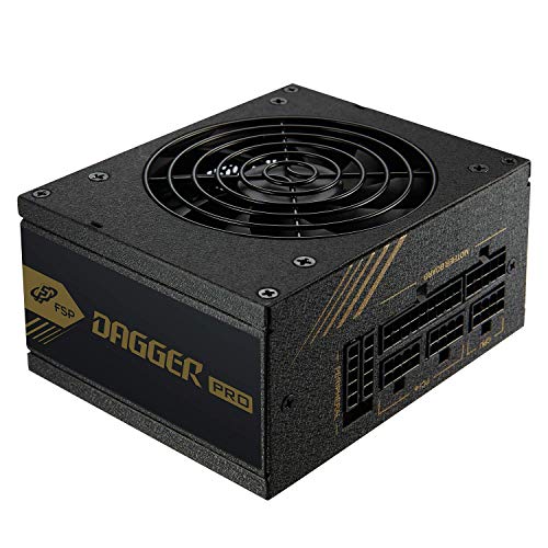 FSP Dagger Pro 850W Mini ITX Solution/SFX 12V / Micro ATX 80 Plus Gold Certified Full Modular VR / 4K Ready Gaming Power Supply (SDA2-850)