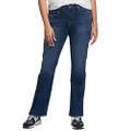 GAP Women's Classic Straight Fit Denim Jeans, Dark Nieves, 29 Regular