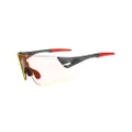 Tifosi Rail XC Sport Sunglasses (Satin Vapor w/Clarion Red Fototec) - Ideal Cycling (Road & Gravel), Baseball, Softball