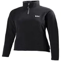 Helly Hansen Women's Daybreaker 1/2 Zip Lightweight Fleece Pullover Jacket, 990 Black, XX-Large