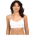 Jockey Women's T-Shirts Modern Micro Seamfree Cami Strap Bralette, White, L