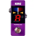 Korg Pitchblack Mini, 1/4-Inch Right Angle to Straight Floor Pedal Tuner (PB PU)