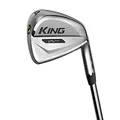2020 Cobra Golf King Utility 4 Iron (Men's, Left Hand, Steel, Stiff Flex, 22.5 Degree), Satin Chrome (R4801LSS4)