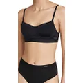 Calvin Klein Women's Perfectly Fit Flex Lightly Lined Wirefree Bralette, BLACK, M