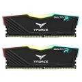 TEAMGROUP T-Force Delta RGB DDR4 64GB (2x32GB) 3200MHz (PC4-25600) CL16 Desktop Gaming Memory Module Ram TF3D464G3200HC16CDC01 - Black