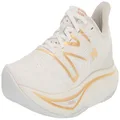 New Balance Women's FuelCell Rebel V3 Running Shoe, White/Gold Metallic/Light Gold Metallic, 10.5 US