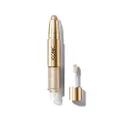 ICONIC LONDON Glaze Crayon | Dual Ended Eyeshadow Stick for Sparkling, Wet-Look Glazed Effect, Cruelty Free, Vegan Makeup, Original (Champagne) 0.92 oz