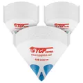 TCP Global 250 Pack of Paint Strainers with Fine 190 Micron Filter Tips - Premium Pure Blue Ultra-Flow Blue Nylon Mesh - Cone Paint Filter Screen