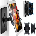 AboveTEK Universal Magnetic iPad Wall Mount, Swivel Holder, 360° Rotating Clamp Fits 6.6-13" Display Tablets, Strong Attach to Metal Surface on Cabinet Whiteboard Kitchen Fridge Steel Car Chasis
