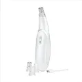 Conair True Glow Microdermabrasion Rechargeable Beauty Tool, Includes 4 Attachments for Exfoliation + Pore Extraction, White