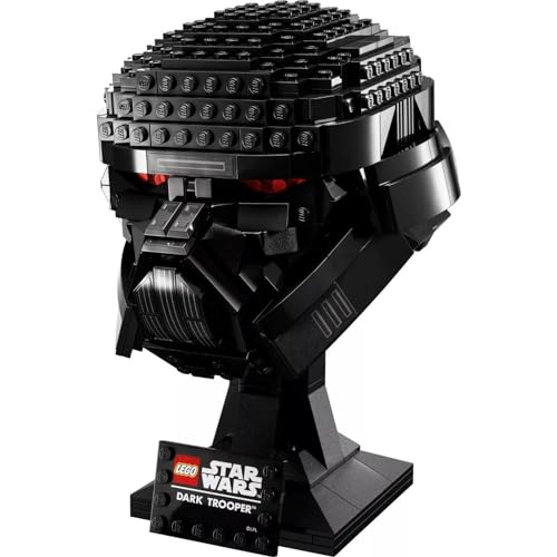 LEGO 75343 Star Wars Dark Trooper (TM) Helmet, Toy Blocks, Present, Space, Interior, Boys, Adults