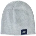 Nautica Men's Competition Sustainably Crafted Logo Beanie, Grey Heather, One Size