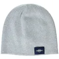 Nautica Men's Competition Sustainably Crafted Logo Beanie, Grey Heather, One Size