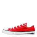 Converse Kids' Chuck Taylor All Star Canvas Low Top Sneaker, red, 9 M US Toddler