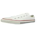 Converse Unisex-Child Chuck Taylor All Star Low Top Kids Sneaker, Optical White, 3 Little Kid