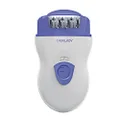 Epilady Speed Corded Epilator - Hair Removal Epilator for Women and Men, Hair Remover for Arms, Legs, Underarms, Bikini Area, and Face, Two Speeds, White/Purple