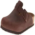 Birkenstock Unisex Boston Soft Footbed brown Size: 39 M EU / 8 B(M) US