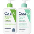 CeraVe Foaming Facial and Hydrating Cleanser, 24 Fluid Ounce