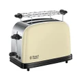 Russell Hobbs Colours+ Digital Coffee Machine Cream Programmable Timer, Toaster, cream